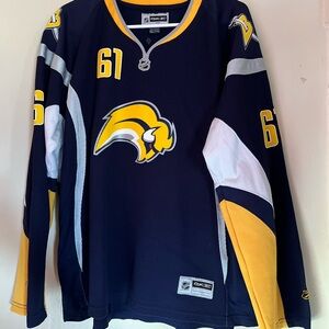 youth 2x vintage Maxim Afinogenov Buffalo Sabres nhl hockey jersey sm